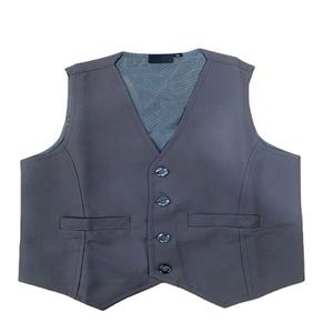 High Quality Custom Design <b>Sleeveless</b> Waistcoat for Boys Wholesale School Uniform Clothing for Primary School - Product Image 6