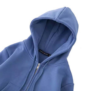 Vente en gros 2024 coton Mesdames manches longues Fashion Design Crop Tops Sweat-shirt pour femmes Sweat-shirt à capuche personnalisé pour les femmes - Product Image 5