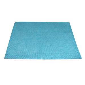 100% coton côtelé Table napperon et coureur de luxe moderne solide carré motif lin napperons pour la maison hôtels mariages - Product Image 1