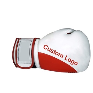 Gants de boxe professionnels en gros de haute qualité 16oz Gants d'entraînement en cuir noir avec poignets lacés Tailles 10oz 14oz disponibles - Product Image 3