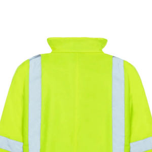 Chaqueta con capucha unisex de manga larga de seguridad para el trabajo de alta visibilidad - Product Image 4