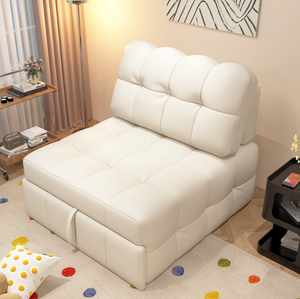 Sofá Seccional Modular Moderno en Forma de L, Sofá Cama de Tela para Sala de Estar o Dormitorio de Villa - Product Image 4
