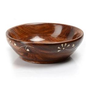 Cuenco de madera desechable de alta calidad impreso para servir comida en hoteles y restaurantes - Product Image 2