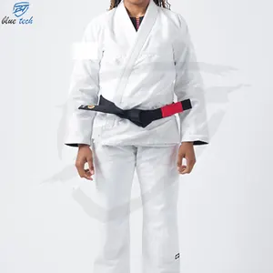 Profesional Top Brand Jiu Jitsu White Gi / Bjj kimono / BJJ Gis Custom Bjj Gi untuk pria seragam Brasil jiujitsu