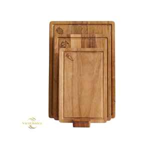 Planche à découper en bois d'acacia, prix bas, durable, écologique, planche de cuisine, planche à découper pour aliments, planche en bois naturelle, fabrication artisanale - Product Image 1