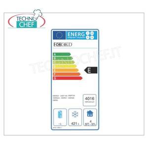 Équipement de réfrigération pour cuisine commerciale, système Forcold à branchement direct, table réfrigérée 4 portes, température contrôlée. -18/-22C Monobloc - Product Image 1
