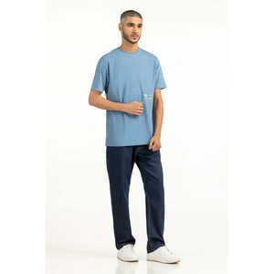 เสื้อยืด Relax Fit ผ้าฝ้าย 100% ลายเรียบพร้อมโลโก้ ผ้าเจอร์ซีย์ระบายอากาศได้ดี มีไซส์ MN-TS-SS25-029 - Product Image 4