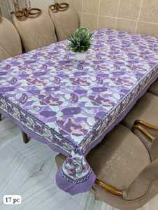 Elegante estampado Floral Diseño Artesanal 100% mantel de algodón bloque hecho a mano impreso tradicional patrimonio rectángulo mantel - Product Image 4