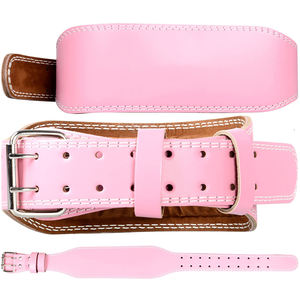 Cinturón de Levantamiento de Pesas de Cuero para Gimnasio, Cuero Genuino, PU, Ajustable, 4 Pulgadas, 6 Pulgadas, para Levantamiento de Potencia, Uso Fitness, Unisex - Product Image 2