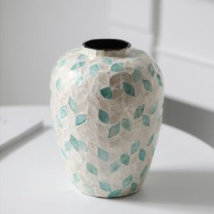 Jarrón decorativo de nácar hecho a mano más vendido, jarrón de exhibición artesanía vietnamita tradicional al por mayor - Product Image 1