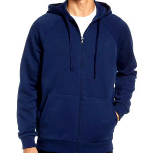 Nueva Moda Hombre Otoño Invierno Sudadera con Capucha de Manga Larga con Cremallera, Color Sólido, Casual, Felpa, Gruesa, Cálida - Product Image 1