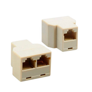 Brand New 8-Thread <b>Ethernet</b> Splitter Adapter RJ45 Jack 1 to 2 Jacks - Product Image 2