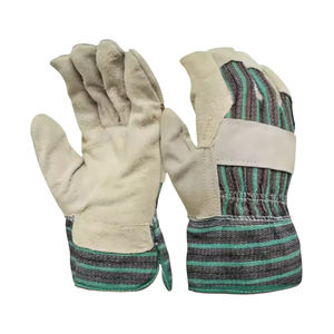 Gants de travail en cuir thermo-isolés et ignifuges Gants de sécurité réfléchissants d'urgence avec fonction antidérapante anti-coupure - Product Image 3