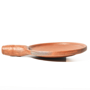 Indian Eco-Friendly Terracotta Natural Tawa <b>Roti</b> Big Clay Plate <b>Pan</b> Kitchen Cooking Frying Roasting Glossy Finished Jaipur - Product Image 2