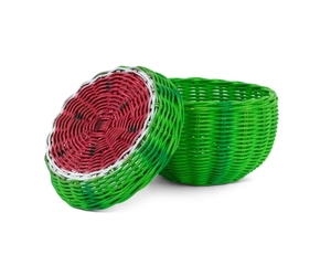 100% fabrication de paniers tissés en rotin en forme de fruits faits à la main au Vietnam stockage à domicile et organisation stockage de cuisine - Product Image 3