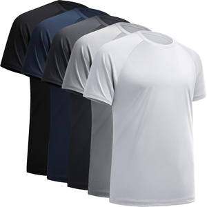 Camiseta deportiva de talla grande para hombre al por mayor, camiseta personalizada de poliéster de secado rápido, camiseta de entrenamiento de talla grande Boxy Fit para hombre, envío DDP - Product Image 5
