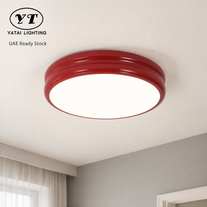 <b>Modern</b> Round Ultra Slim Acrylic Iron Dimmable <b>LED</b> <b>Ceiling</b> <b>Light</b> With Remote For Living Room Bedroom 100W Tri Color - Product Image 1