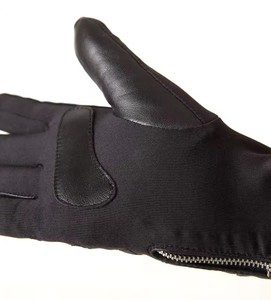 Guantes de Equitación Transpirables de Verano, Negros y Grises, con Palma de Cuero Sintético, Agarre de Silicona Antideslizante, Ligeros - Product Image 6