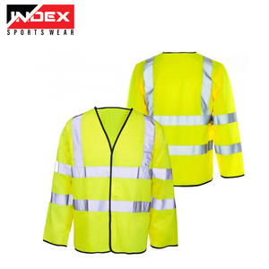 Chaqueta DE SEGURIDAD impermeable y ligera SoftShell reflectante de alta visibilidad para construcción para hombres con logotipo personalizado - Product Image 1