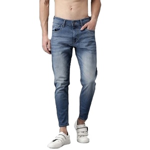Nouvelle arrivée de pantalon en jean pour hommes décontracté délavé vente en gros OEM coupe ajustée à bas prix orienté vers l'exportation qualité personnalisée - Product Image 2