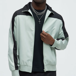 Chaqueta Cortavientos Moderna y Personalizada para Hombre, con Bloques de Color, Cómoda, Impermeable y Transpirable para Exteriores - Product Image 1