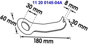 Herramienta ITA Extractor de Ojales de 180 mm, Manual, de Nailon y Fibra de Vidrio para Reparación de Automóviles - Product Image 2