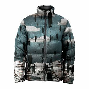 Chaqueta acolchada de Impresión digital personalizada con gráfico personalizado para hombre, ropa, chaqueta Bomber, abrigos - Product Image 1