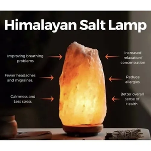 2025 vente chaude écologique lampes au sel rose de l'Himalaya purificateur d'air naturel et lumière d'ambiance faite à la main - Product Image 4