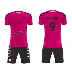 Uniforme de football professionnel de taille personnalisée pour hommes, vêtements de sport pour adultes de couleur unie de nouveau style - Product Image 5