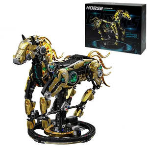 Cheval mécanique Lego MOC en plastique durable - Product Image 4