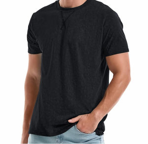 Camisetas de Hombre Transpirables de Alta Calidad con Logotipo Personalizado, 95% Algodón, 5% Elastano, Camisetas Deportivas Premium para Gimnasio - Product Image 1