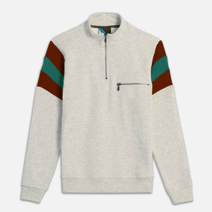 Camisetas de punto de forro polar para hombre, cuello alto, de alto gramaje, con absorción de humedad, tipo jersey, lisas, con logotipo personalizado, oversize, hombro caído, estampadas - Product Image 5