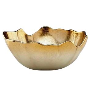 Tazón Dorado de Lujo para Decoración de Bodas Eid, Tazones para Chocolate Hechos a Mano, Aptos para Lavavajillas, Duraderos, de Acero Inoxidable - Product Image 1