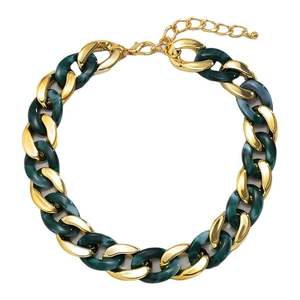 Cadena de eslabones de resina diseñada para mercados artesanales, que destaca en cualquier exhibición de joyería. Cadena de eslabones de resina perfecta. - Product Image 5