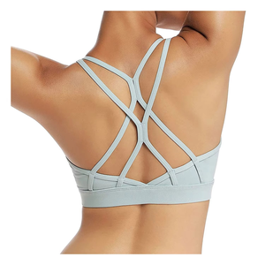 Soutien-gorge de sport de yoga sans couture pour femmes grande taille vêtements de fitness respirants vêtements de style simple pour le yoga et le sport personnalisés - Product Image 5