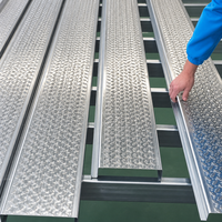 Plancher en acier |   Plateforme de mezzanine 250*40 |   Construction sèche non-cimentaire pour extension d'espace de bureau commercial optimisant l'espace