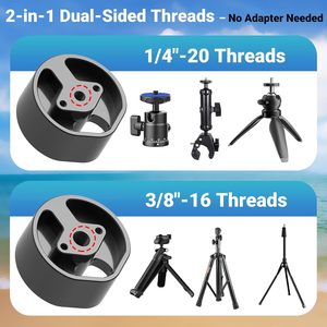 Outdoor Portable Starlink Mini <b>adapter</b> Bracket, Aluminum Alloy Base Signal Support Stand for Camping and RV - Product Image 3