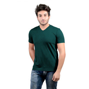 2025 vente en gros de haute qualité hommes rayé col en V T-Shirts à manches courtes 100% coton col rond - Product Image 4