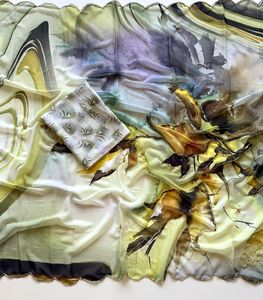 ผ้าส่าหรีอินเดียแบบหนา น้ำหนักเบา ดีไซน์เนอร์ออกแบบ พร้อมขอบผ้าฉลุลาย สำหรับผู้หญิง ผลิตในอินเดีย มีสินค้าในสต็อก - Product Image 3