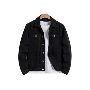 Vestes en jean pour hommes 2023, élégantes, 100% coton, avec broderie, manches longues de haute qualité, vestes d'extérieur, pas cher - Product Image 2