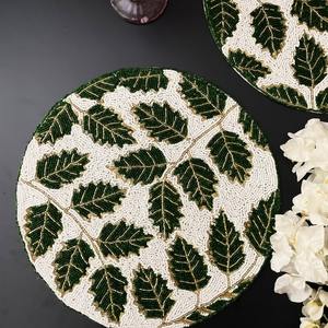 Latest Design Handmade Beaded <b>Placemat</b> <b>Yellow</b> Color Latest Design Handmade Beaded <b>Placemat</b> <b>Yellow</b> Color - Product Image 4