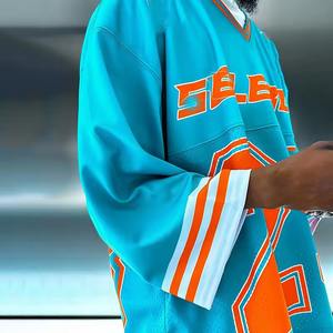 Streetwear <b>Men's</b> Retro Streetwear American Football Jersey All-Over Print Mesh Boxy & Lightweight Jersey <b>T</b>-<b>shirt</b> For Unisex - Product Image 4