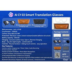 Lunettes intelligentes CY03 MAX avec caméra HD 8MP, vidéo 1080P, étanches IPX-4, étui de charge magnétique, navigation AR - Product Image 5