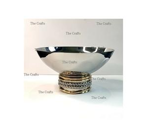 Marvelous Design Fruits <b>Dessert</b> <b>Bowl</b> In Stainless Steel And Brass Decorative <b>Bowl</b> For Home And Hotel Usage - Product Image 1