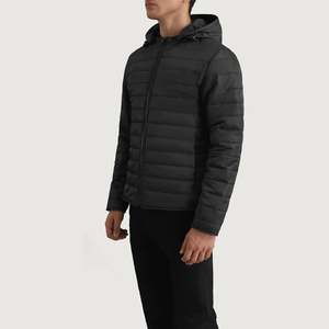 Veste matelassée légère d'hiver pour homme, design personnalisé, manteaux à bulles, col montant, fermeture éclair, décontractée, produit fini, XS 6XL - Product Image 4
