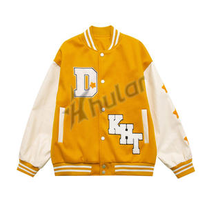 Veste universitaire d'hiver pour hommes de qualité supérieure Style de rue personnalisable avec patchs Letterman brodés durables Position du logo avant - Product Image 1