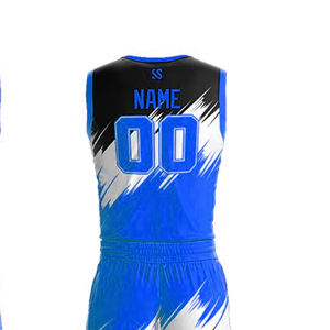 Maillot de basket-ball haut de gamme personnalisé pour kit d'équipe col en V Sublimation haut de gamme fabriqué au Pakistan Pantalon de qualité supérieure Design personnalisé - Product Image 2