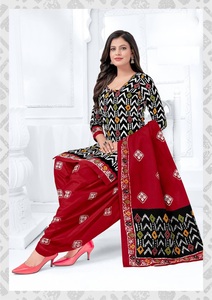 Tela de Algodón Grueso con Dupatta de Algodón Mal Mal para Vestidos, Material para Venta al por Mayor - Product Image 5