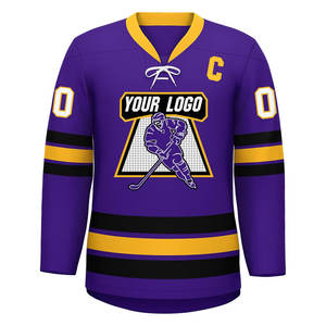 Jersey de hockey sobre hielo para hombres de alto rendimiento, de secado rápido, que absorbe la humedad, Jersey estampado personalizado para hombres - Product Image 4