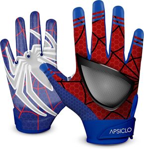 Qualité supérieure Personnalisé Jeunesse Américaine Adulte Football Super Collant Silicone Anti-dérapant ULTRA-Grip Sport Récepteur Gants XORTS - Product Image 1